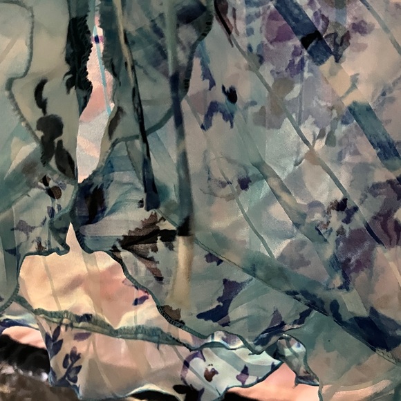 Studio 1940 Blue Sheer Women's Top, Size 18/20 - Picture 10 of 12